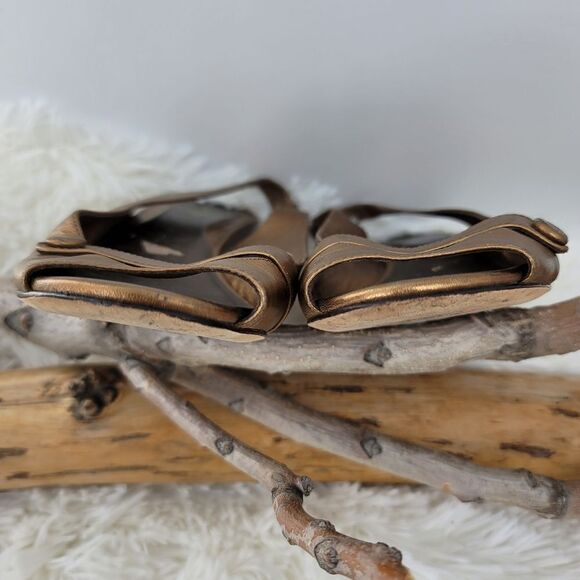 Cole haan micro wedge copper bronze sandals - Picture 2 of 8